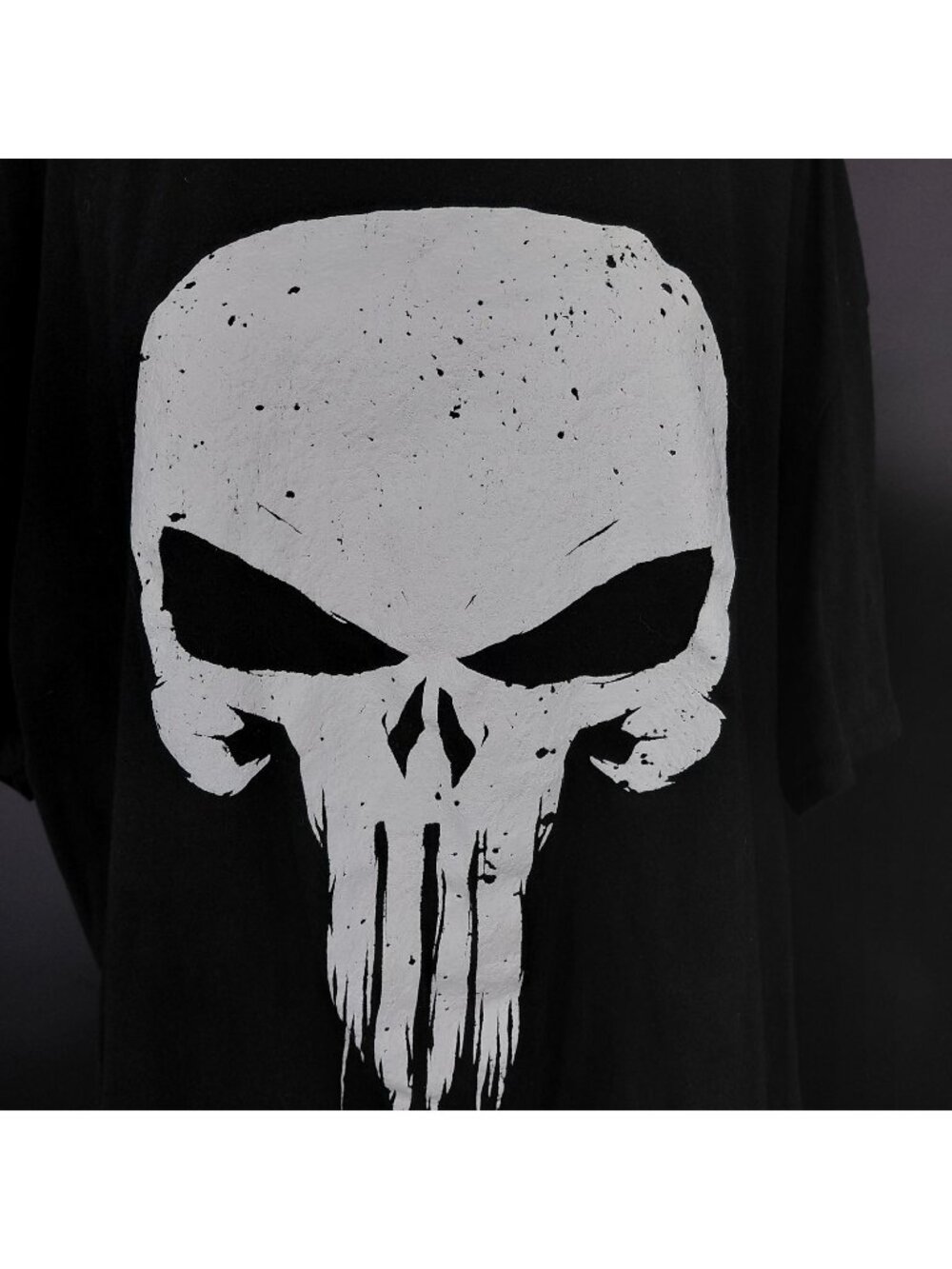 Marvel Punisher Shirt Mens 3XL Black Skull Graphic T-Shirt Superhero Gothic Punk